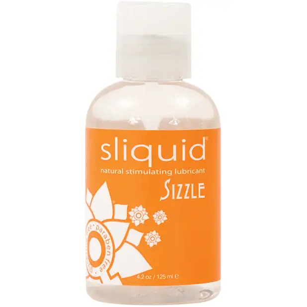 Sliquid Sizzle Warming Lube Glycerine & Paraben Free - 4.2 oz - Lubricants