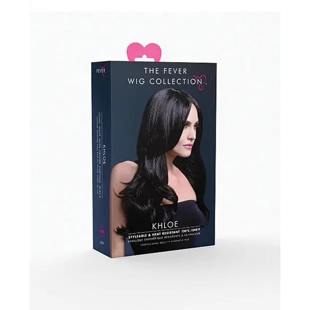 Smiffy The Fever Wig Collection Khloe - Black - Costumes