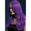 Smiffy The Fever Wig Collection Khloe - Neon Purple - Costumes