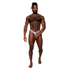 Snaked Metallic Coated Power Sock Silver/Black L/XL