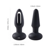 Snuggy Flapping Anal Plug Vibrator- Black - Anal Products