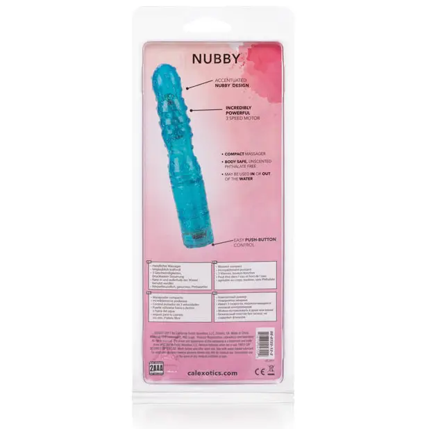 Sparkle Softees Nubbie - Blue - Vibrators