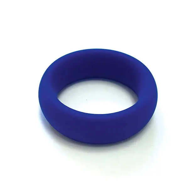 Spartacus 1.75’’ Wide Silicone Donut Ring - Blue - Penis Enhancement