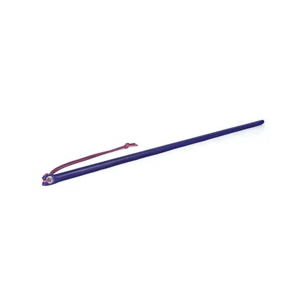 Spartacus 24’’ Leather Wrapped Cane - Purple - Bondage Blindfolds & Restraints
