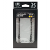 Spartacus Adjustable Black Tweezer Nipple Clamps w/Chain - Bondage Blindfolds & Restraints
