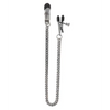 Spartacus Adjustable Broad Tip Clamps - Jewel Chain - Bondage Blindfolds & Restraints