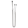 Spartacus Adjustable Tweezer Nipple Clamps w/Jewel Chain - Bondage Blindfolds & Restraints
