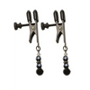 Spartacus Black Beaded Nipple Clamps - Bondage Blindfolds & Restraints