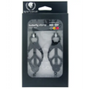 Spartacus Black Butterfly Style Nipple Clamps w/Chain - Bondage Blindfolds & Restraints