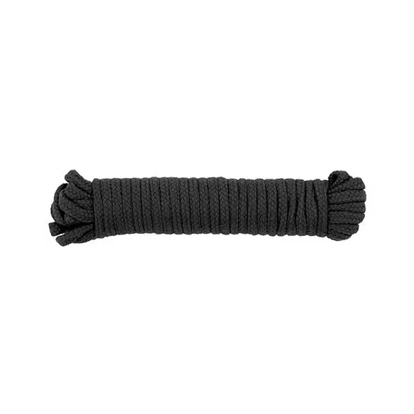 Spartacus Bondage Rope - 33ft Black - Bondage Blindfolds & Restraints