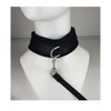 Spartacus Collar & Leash - Neoprene Black - Bondage Blindfolds & Restraints