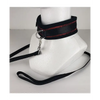 Spartacus Collar & Leash - Neoprene Red - Bondage Blindfolds & Restraints