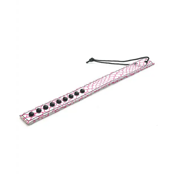 Spartacus Faux Leather Paddle - Pink - Bondage Blindfolds & Restraints