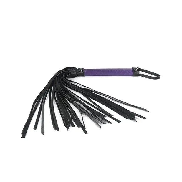 Spartacus Galaxy Legend Faux Leather Whip - Purple - Bondage Blindfolds & Restraints