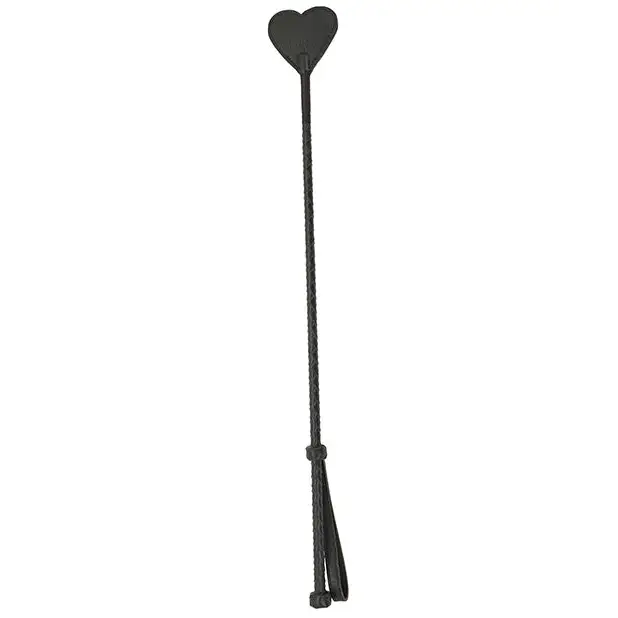 Spartacus Heart Crop - Brown Leather - Bondage Blindfolds & Restraints