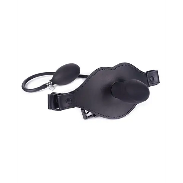 Spartacus Inflatable Dildo Gag with hand pump - Bondage Blindfolds & Restraints