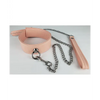 Spartacus Organsilicone PU Collar & Leash - Bondage Blindfolds & Restraints