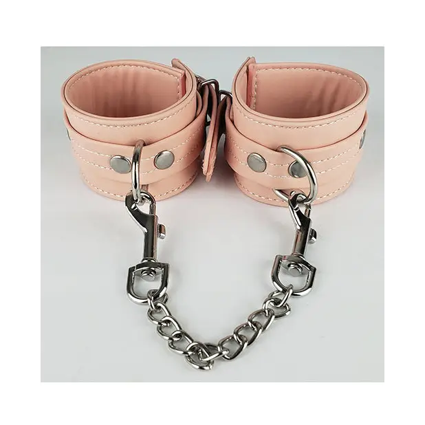 Spartacus Organsilicone PU Wrist Restraints - Bondage Blindfolds & Restraints