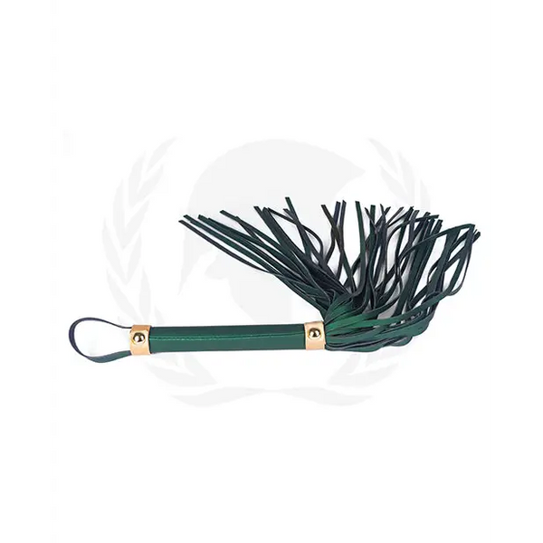 Spartacus PU Whip - Green - Bondage Blindfolds & Restraints