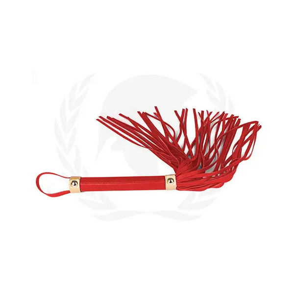 Spartacus PU Whip - Red - Bondage Blindfolds & Restraints