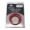 Spartacus Seamless Stainless Steel C-Ring - Red Pack of 3 - Penis Enhancement