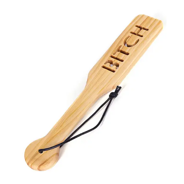 Spartacus Wood Paddle - 31 cm Bitch - Bondage Blindfolds & Restraints
