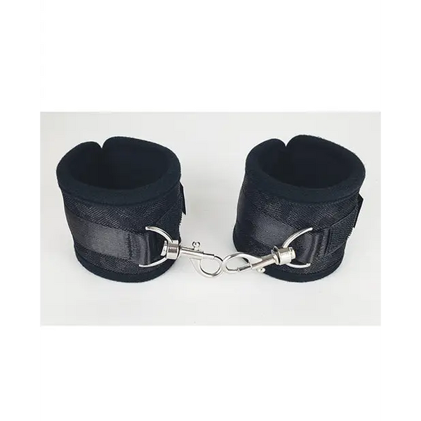 Spartacus Wrist Restraints - Neoprene Black - Bondage Blindfolds & Restraints