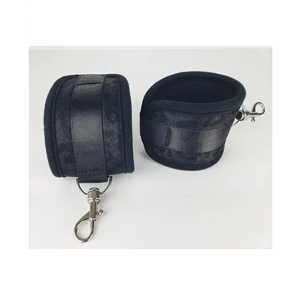 Spartacus Wrist Restraints - Neoprene Black - Bondage Blindfolds & Restraints