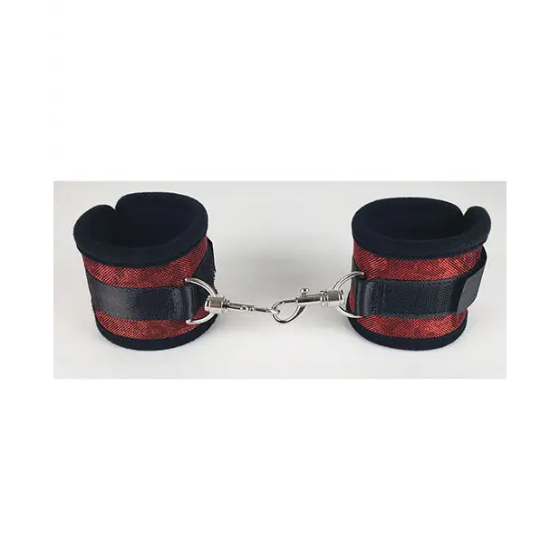 Spartacus Wrist Restraints - Neoprene Red - Bondage Blindfolds & Restraints