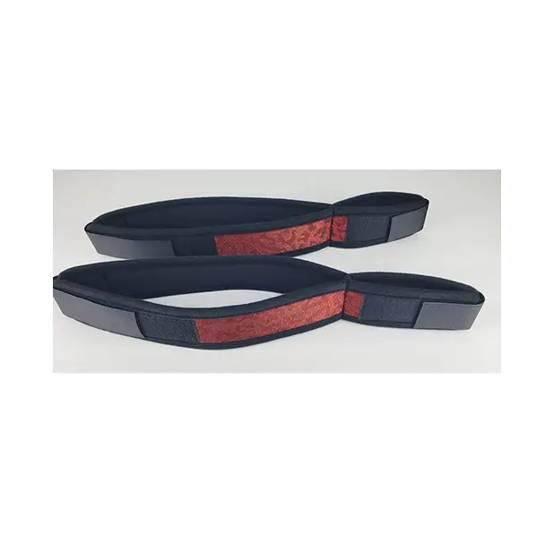 Spartacus Wrist to Thigh Cuffs - Neoprene Red - Bondage Blindfolds & Restraints