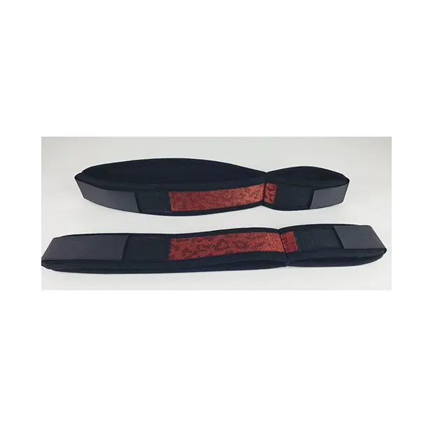 Spartacus Wrist to Thigh Cuffs - Neoprene Red - Bondage Blindfolds & Restraints