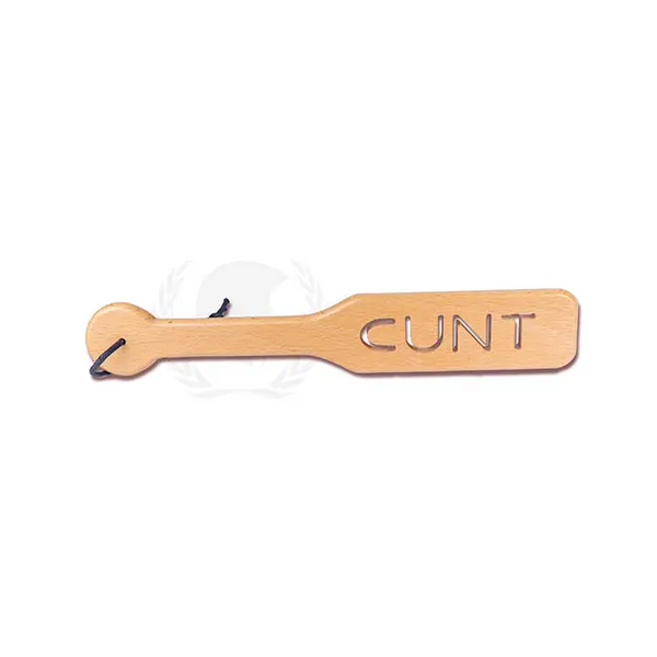 Spartacus Zelkova Wood Paddle - 32 cm Cunt - Bondage Blindfolds & Restraints