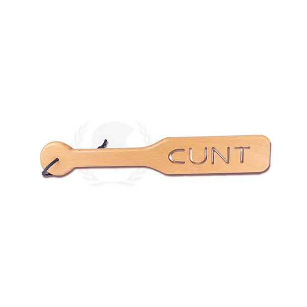 Spartacus Zelkova Wood Paddle - 32 cm Cunt - Bondage Blindfolds & Restraints