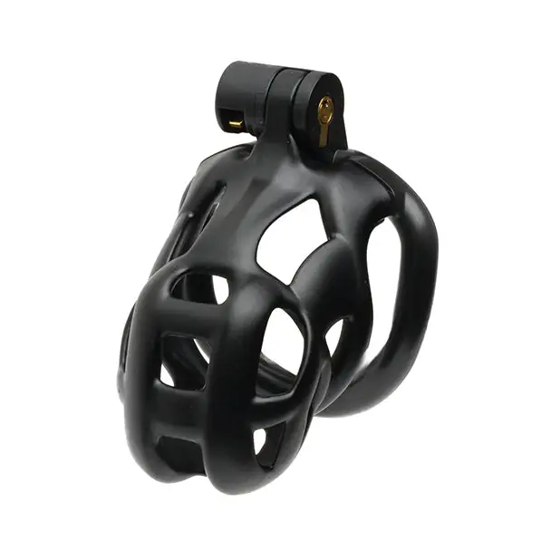 Sport Fucker Cellmate Guardian Chastity Cage - Size 1 Black - Bondage Blindfolds & Restraints