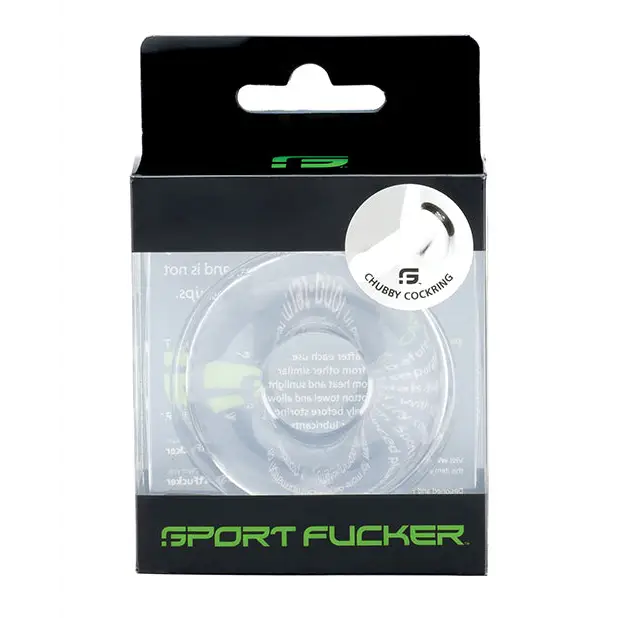 Sport Fucker Chubby Cockring, Clear
