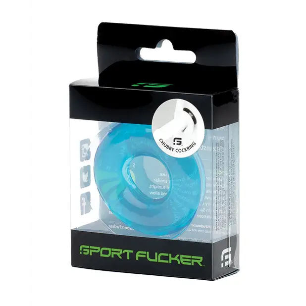 Sport Fucker Chubby Cockring, Ice Blue