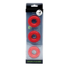 Sport Fucker Chubby Cockring Pack of 3, Red