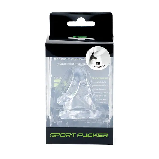 Sport Fucker Cock Harness - Clear - Penis Enhancement
