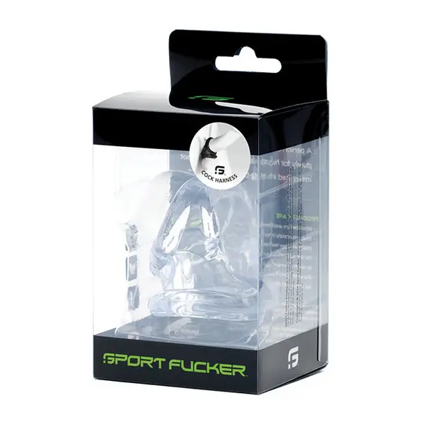 Sport Fucker Cock Harness - Clear - Penis Enhancement