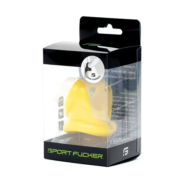 Sport Fucker Cock Harness - Yellow - Penis Enhancement