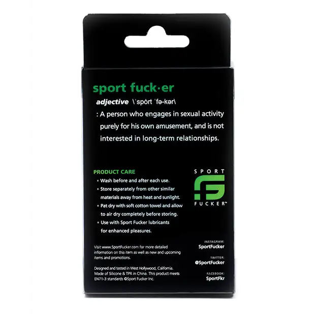 Sport Fucker Cock Tube - Blue - Penis Enhancement