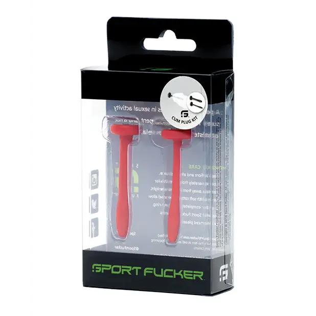 Sport Fucker Cum Plug Kit, Red
