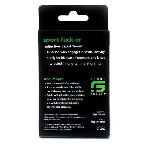 Sport Fucker Cum Stopper, Black