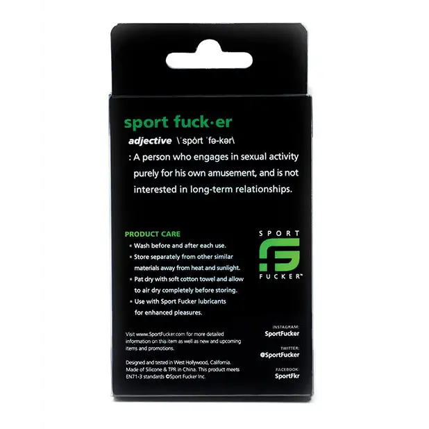 Sport Fucker Energy Ring - Clear - Penis Enhancement