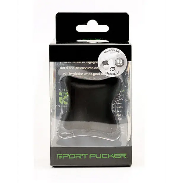 Sport Fucker Ergo Balls - 40mm Black - Penis Enhancement