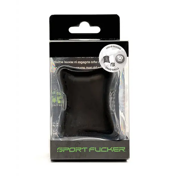 Sport Fucker Ergo Balls - 50mm Black - Penis Enhancement