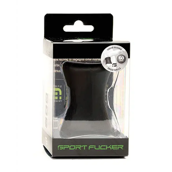 Sport Fucker Ergo Balls - 60mm Black - Penis Enhancement