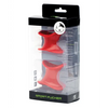 Sport Fucker Ergonomic Ball Stretcher Kit - Red - Penis Enhancement