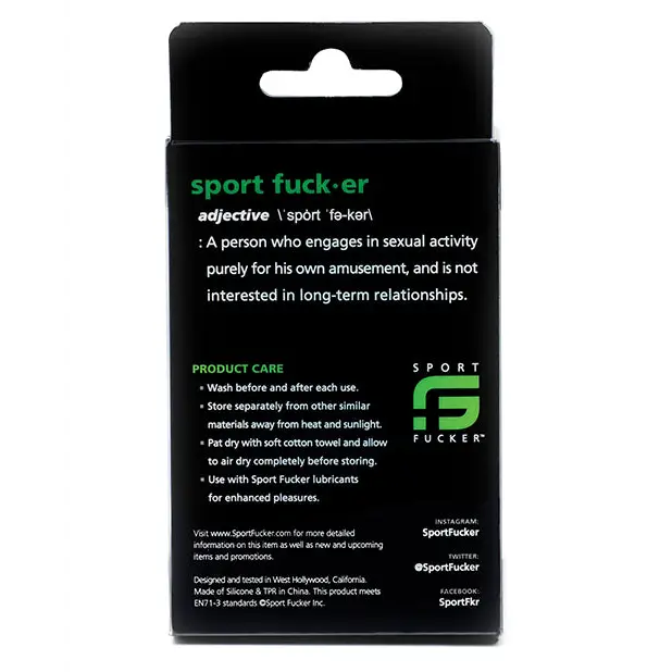 Sport Fucker Half Pipe - Black - Penis Enhancement