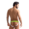 Sport Fucker Jersey Jock - XXL Green/White - Lingerie - Packaged